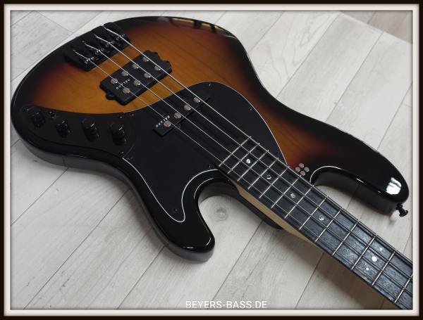 Preview: Sandberg California II TM4 Ebony, 3-Tone Sunburst Highgloss
